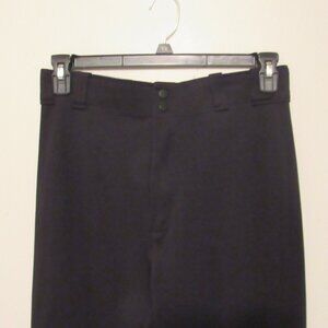 Rawlings Baseball Pants Adult Size Medium Black Stretch Full Length Leg Pro Dri